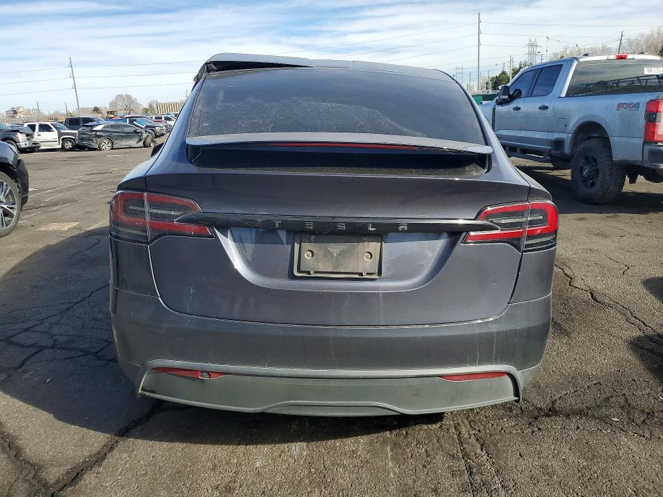 2023 Tesla Model x VIN 7SAXCBE53PF416192 COPART salvage auction — FRONT END, Co - Public - Salvage Title, sold $14,500 on 2026-08-20 (photo 6)