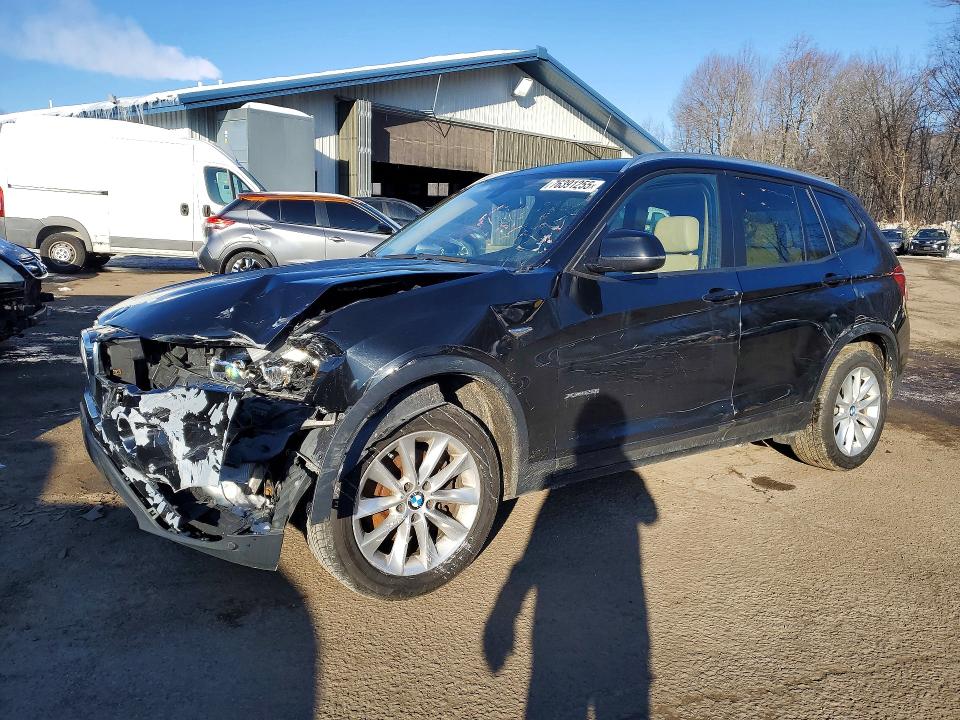 2016 BMW X3 VIN 5UXWX9C50G0D81913 COPART salvage auction — FRONT END, Ma - Certificate Of Title, sold $4,900 on 2026-07-31 (photo 1)