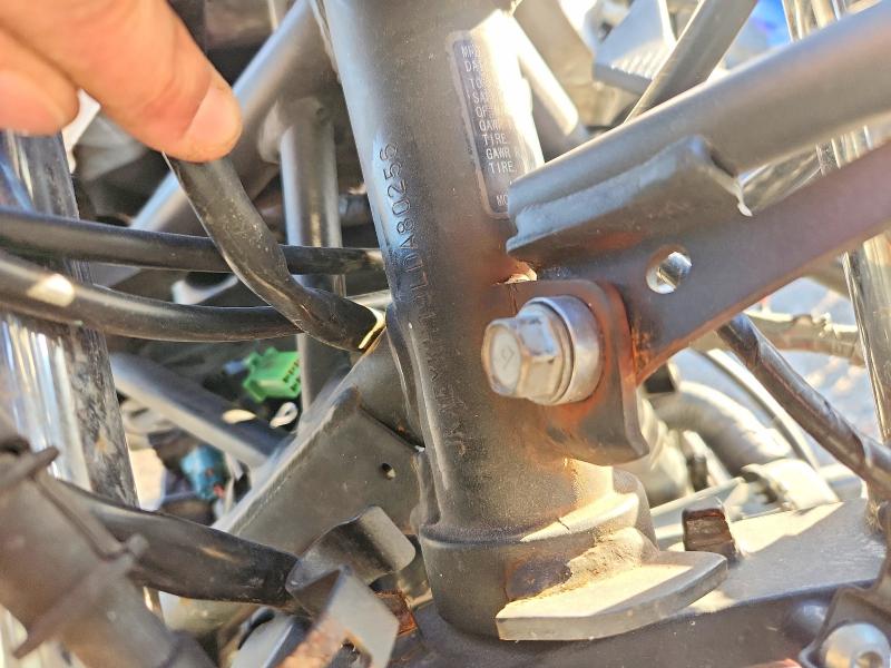 2020 Kawasaki Ex VIN JKAEXKH19LDA80256 COPART salvage auction — FRONT END, Sc - Cert Of Title-Salvage, sold $575 on 2026-07-09 (photo 8)