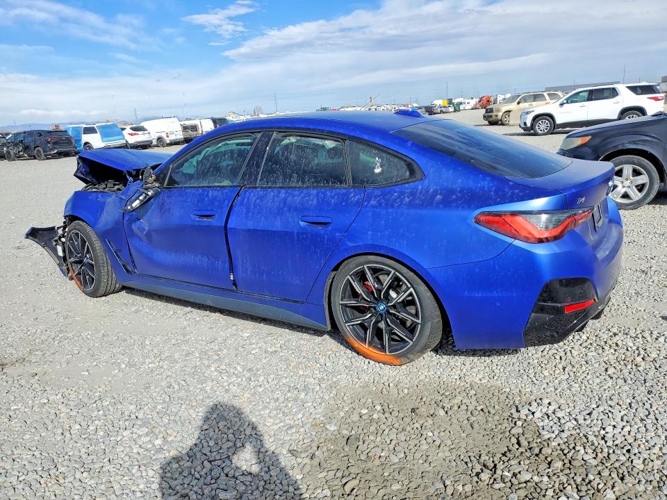 2023 BMW I4 VIN WBY33AW00PFP73624 COPART salvage auction — FRONT END, Co - Salvage Title, sold $6,600 on 2026-07-14 (photo 2)