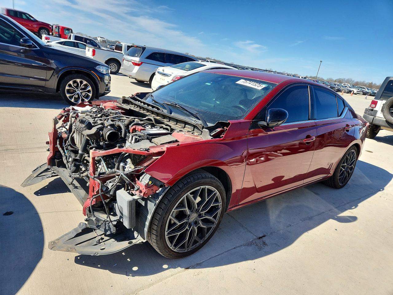 2022 Nissan Altima VIN 1N4BL4CV2NN349594 COPART salvage auction — Side, TX - SALVAGE VEHICLE TITLE, sold $1,600 on 2026-07-02 (photo 1)