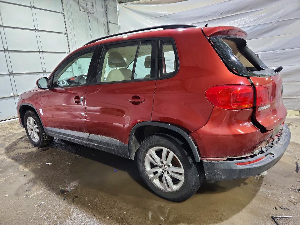 2016 Volkswagen Tiguan VIN WVGBV7AX3GW045712 COPART salvage auction — FRONT END, Nh - Cert Of Title-Salvage, sold $90 on 2026-07-28 (photo 2)