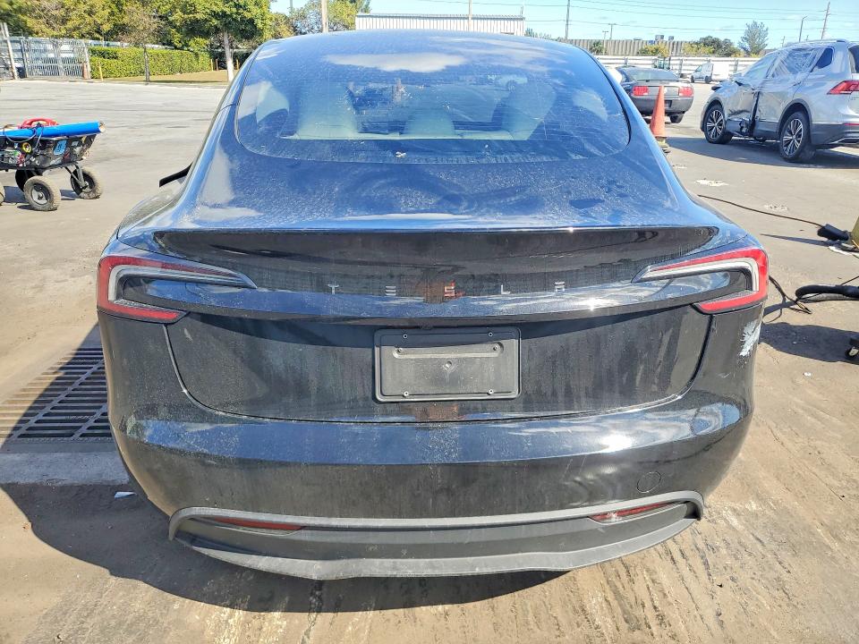 2025 Tesla Model 3 VIN 5YJ3E1EA9SF050616 COPART salvage auction — UNDERCARRIAGE, Salvage Title, sold $7,300 on 2026-07-20 (photo 6)