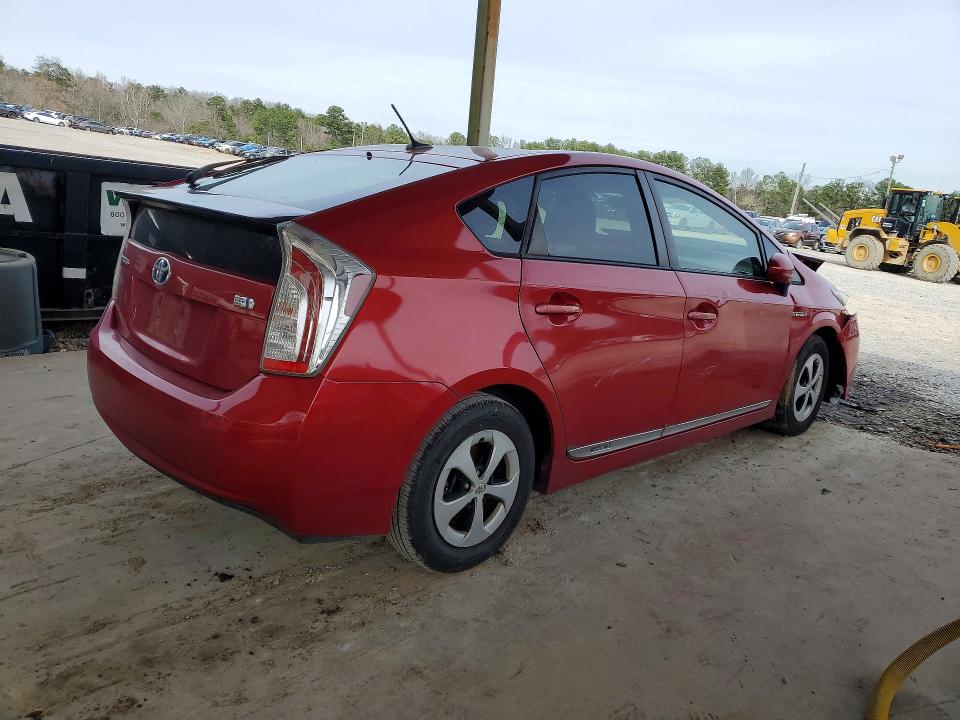 2012 Toyota Prius VIN JTDKN3DU2C5442438 COPART salvage auction — FRONT END, Salvage Title, sold $700 on 2026-07-14 (photo 3)