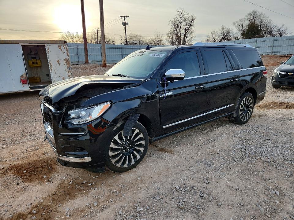 2022 Lincoln Navigator VIN 5LMJJ3TT9NEL13110 COPART salvage auction — Front End, OK - CERT OF TITLE-SALVAGE, sold $13,100 on 2026-04-30 (photo 1)