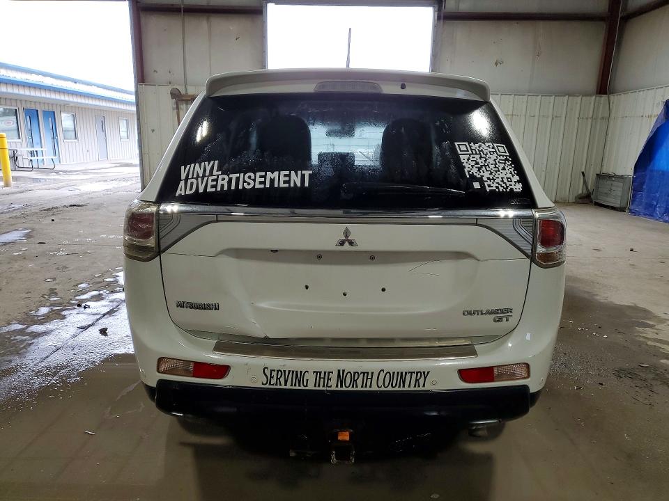 2014 Mitsubishi Outlander VIN JA4JZ4AX9EZ010570 COPART salvage auction — FRONT END, Ga - Cert Of Title-Salvage, sold $1,150 on 2026-07-20 (photo 6)