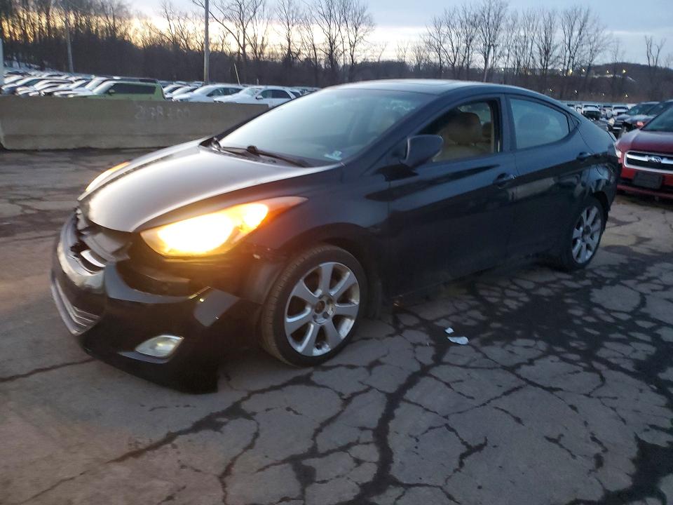 2012 Hyundai Elantra VIN KMHDH4AE4CU363339 COPART salvage auction — REAR END, Id - Salvage Certificate Of Title, sold $600 on 2026-07-16 (photo 1)