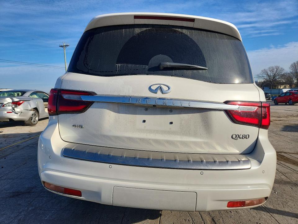 2022 Infiniti Qx80 VIN JN8AZ2BE2N9292997 COPART salvage auction — FRONT END, Tn - Salvage Certificate, sold $18,000 on 2026-07-27 (photo 6)