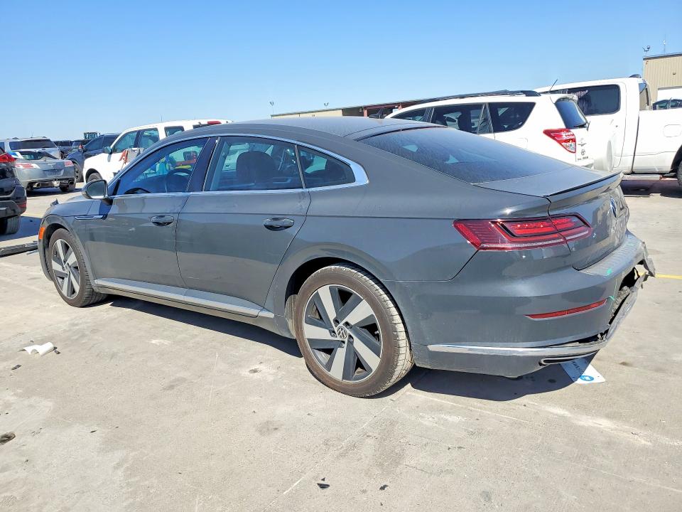 2021 Volkswagen Arteon VIN WVWAR7AN2ME008333 COPART salvage auction — REAR END, Tx - Certificate Of Title, sold $2,850 on 2026-07-09 (photo 2)