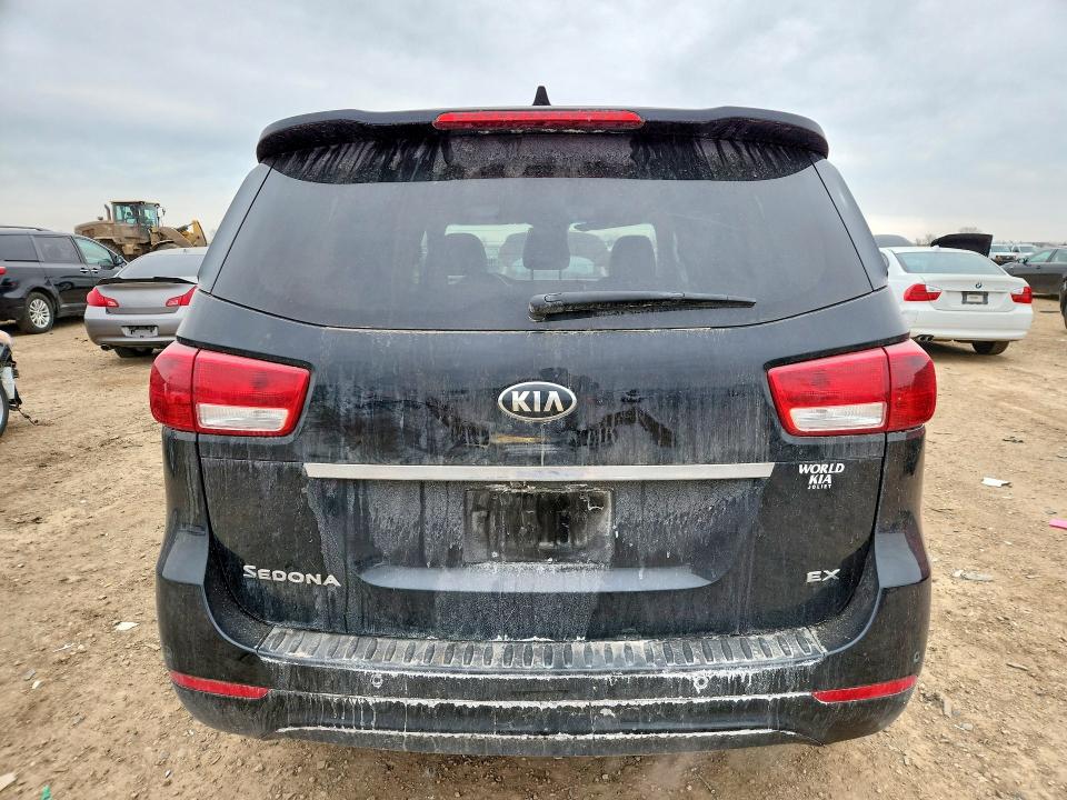 2017 Kia SEDONA VIN KNDMC5C15H6256668 COPART salvage auction — FRONT END, Il - Salvage Certificate, sold $2,050 on 2026-07-16 (photo 6)