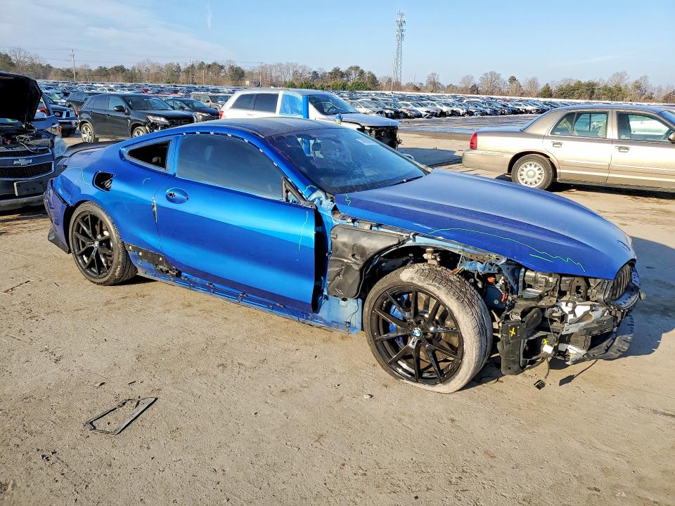 2019 BMW 8er VIN WBABC4C58KBU95843 COPART salvage auction — FRONT END, Va - Cert Of Title - Salvage, sold $20,300 on 2026-07-08 (photo 4)