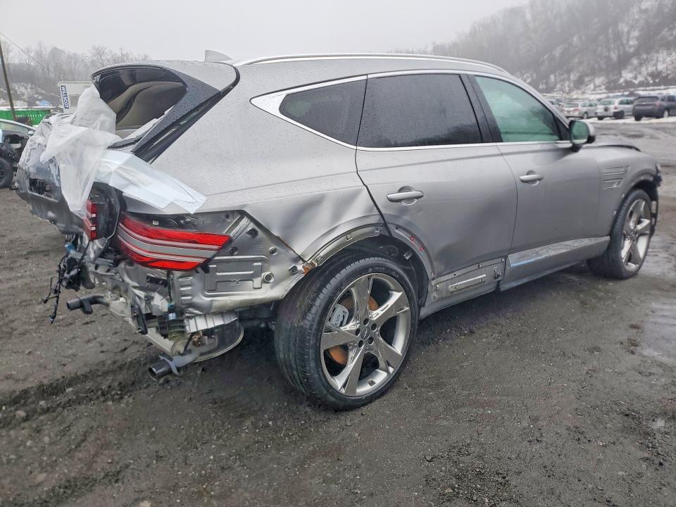 2023 Genesis Gv80 VIN KMUHCESC0PU122548 COPART salvage auction — REAR END, Nj - Cert Of Title-Salvage, sold $14,300 on 2026-07-09 (photo 3)