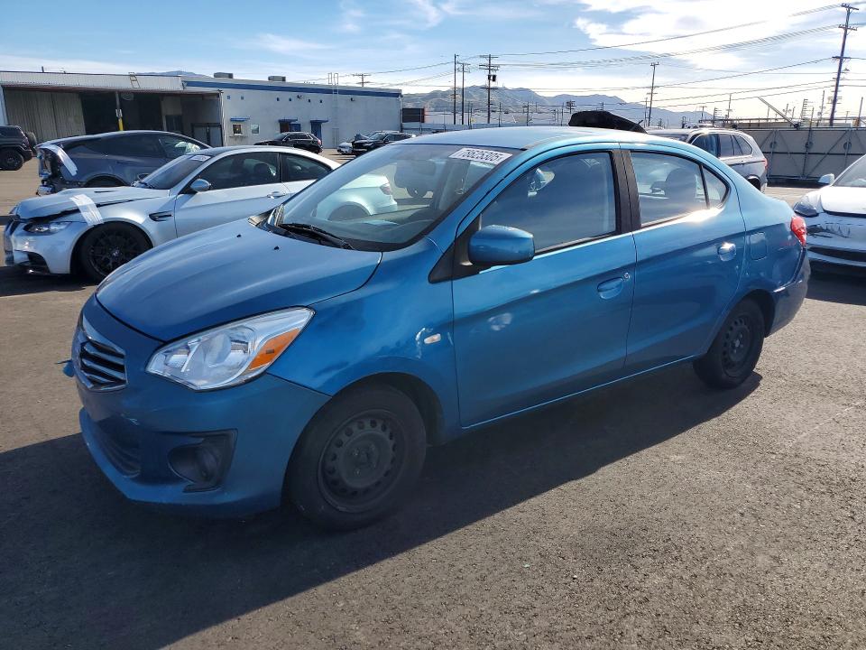 2017 Mitsubishi Mirage VIN ML32F3FJ2HHF17165 COPART salvage auction — REAR END, Ca - Dis/Dlr/Exp Only Clean Title, sold $1,050 on 2026-07-08 (photo 1)