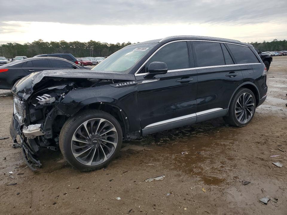 2021 Lincoln Aviator VIN 5LM5J7WC2MGL06782 COPART salvage auction — FRONT END, Sc - Cert Of Title-Salvage, sold $4,950 on 2026-07-27 (photo 1)