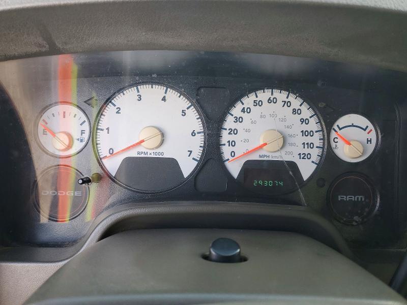 2008 Dodge Ram VIN 1D7HA18KX8J132481 COPART salvage auction — FRONT END, Tx - Salvage Vehicle Title, sold $749 on 2026-07-02 (photo 9)