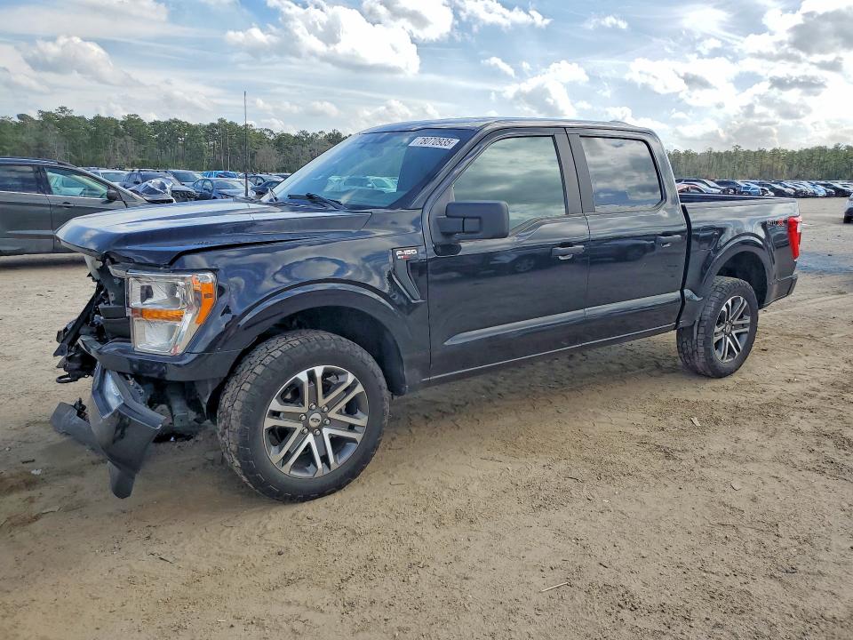 2021 Ford F-150 lightning VIN 1FTEW1EP2MFC92642 COPART salvage auction — FRONT END, Sc - Cert Of Title-Salvage, sold $7,400 on 2026-07-27 (photo 1)