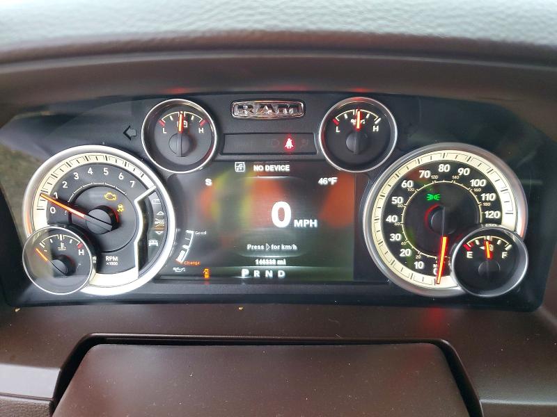 2014 Ram 1500 VIN 1C6RR6NT0ES190484 COPART salvage auction — FRONT END, Ca - Salvage Certificate, sold $3,150 on 2026-07-17 (photo 9)