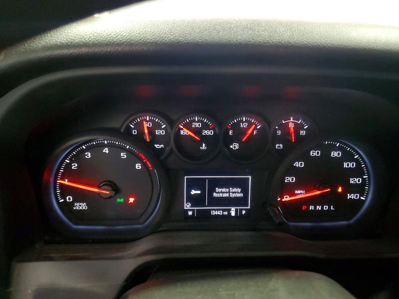 2025 Chevrolet Silverado 2500 VIN 1GC0ALE7XSF182441 COPART salvage auction — FRONT END, Va - Cert Of Title - Salvage, sold $8,700 on 2026-07-31 (photo 9)