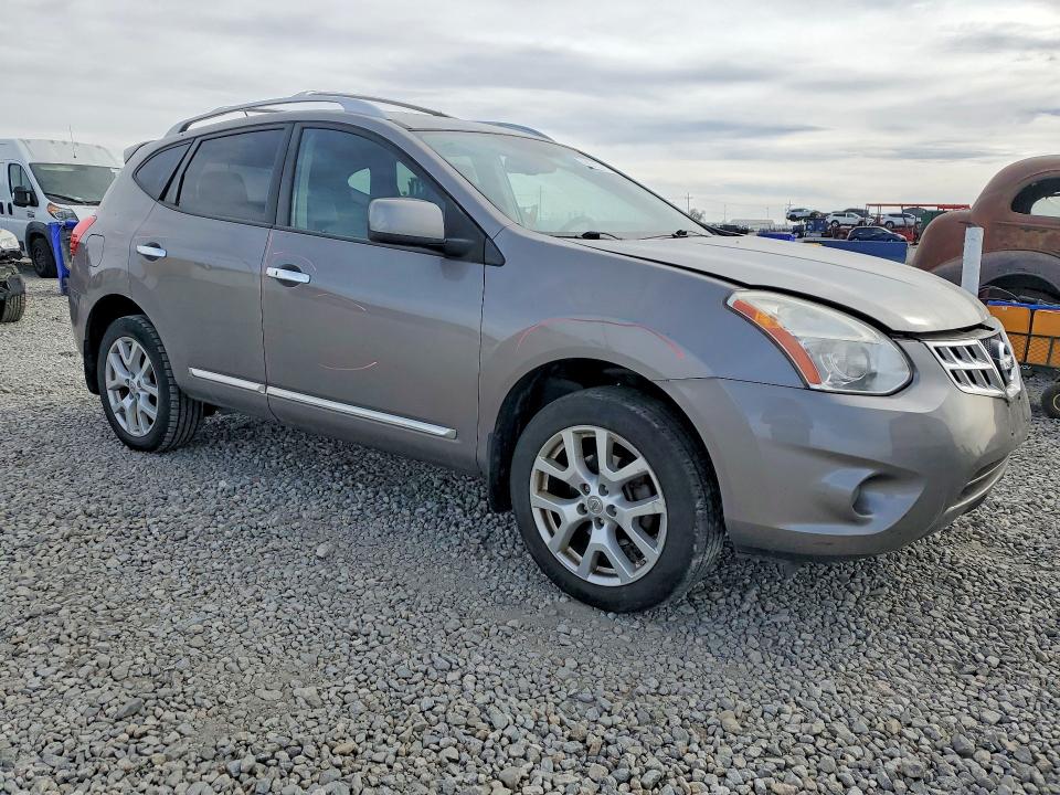 2011 Nissan Rogue VIN JN8AS5MV3BW681373 COPART salvage auction — FRONT END, Il - Salvage Certificate, sold $800 on 2026-07-23 (photo 4)