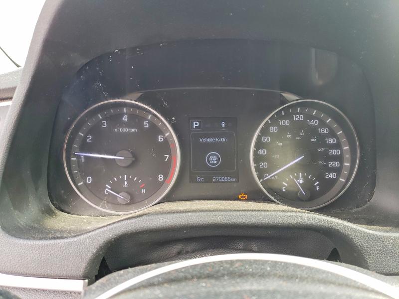 2018 Hyundai VIN KMHD84LF8JU685467 COPART salvage auction — FRONT END, ON - PERMIT SALVAGE, sold $150 on 2026-07-28 (photo 9)