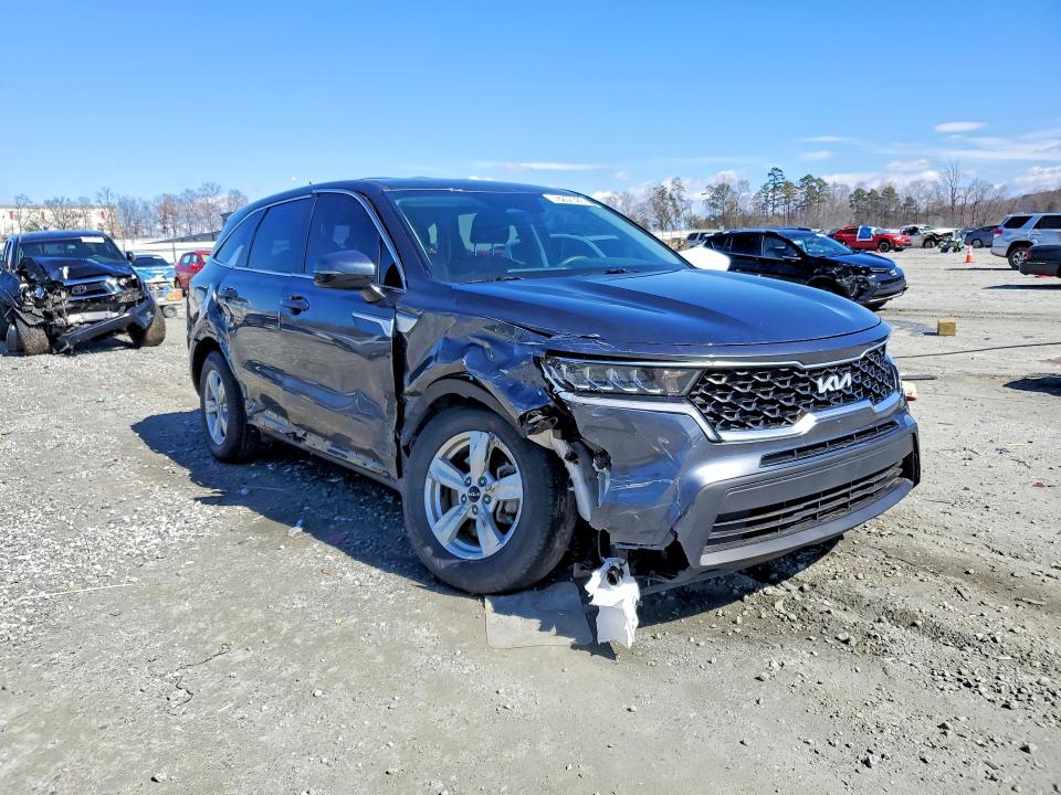 2022 Kia Sorento VIN 5XYRG4LC9NG123927 COPART salvage auction — FRONT END, Sc - Cert Of Title-Salvage, sold $5,600 on 2026-07-08 (photo 4)