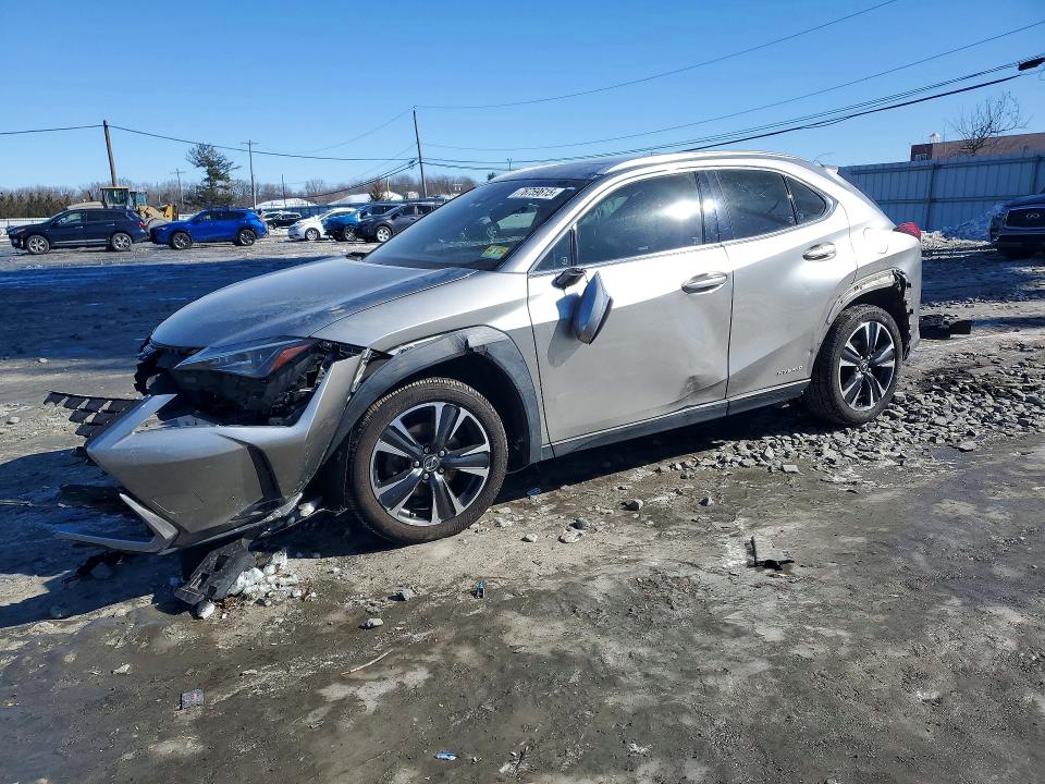 2021 Lexus Ux VIN JTHP9JBH5M2037986 COPART salvage auction — FRONT END, Id - Salvage Certificate Of Title, sold $6,200 on 2026-07-27 (photo 1)