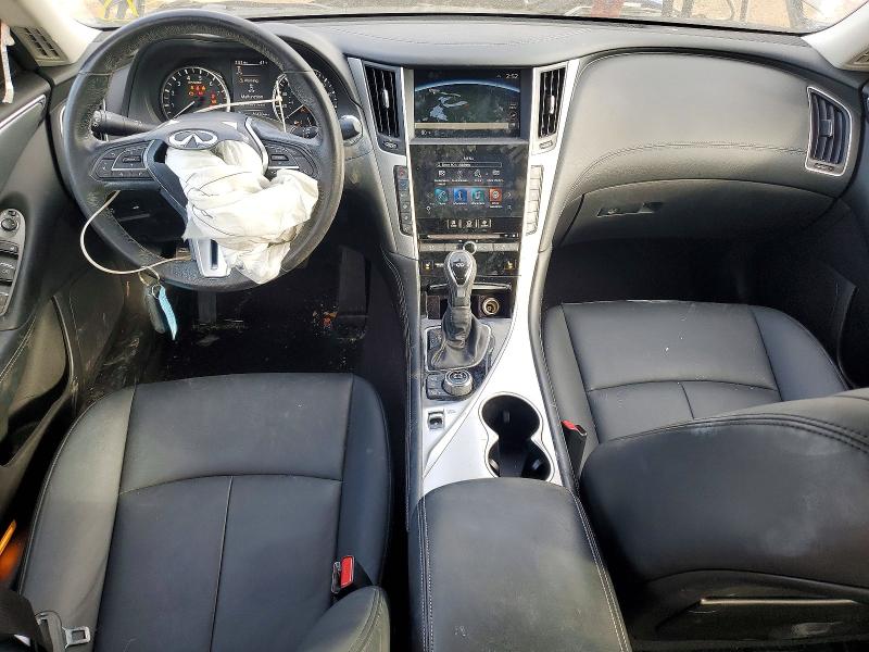 2020 Infiniti Q50 VIN JN1EV7AR1LM250831 COPART salvage auction — FRONT END, Il - Salvage Certificate, sold $4,500 on 2026-07-30 (photo 8)