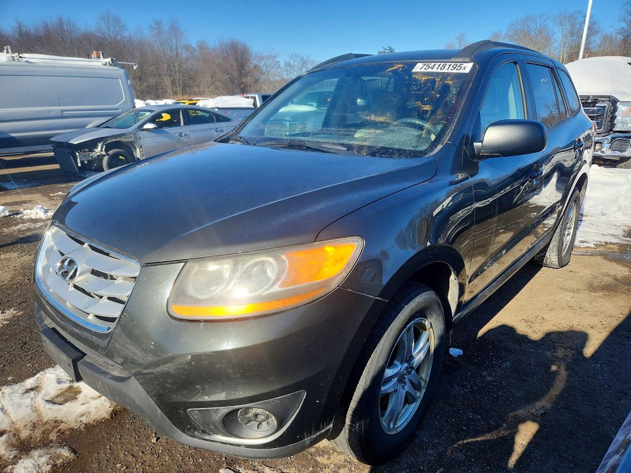 2011 Hyundai Santa Fe VIN 5XYZGDAB0BG086448 COPART salvage auction — Minor Dent/Scratches, NY - CERTIFICATE OF TITLE, sold $600 on 2026-07-09 (photo 1)