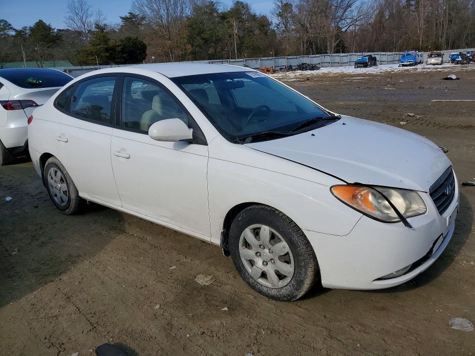 2008 Hyundai Elantra VIN KMHDU46D78U581617 COPART salvage auction — FRONT END, Md - Cert Of Salvage > 75% Damage, sold $450 on 2026-07-14 (photo 4)