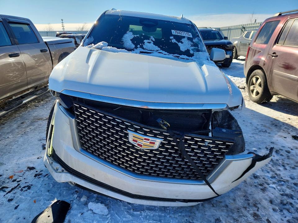 2021 Cadillac Escalade VIN 1GYS4BKLXMR310698 COPART salvage auction — Front End, MI - CERT OF TITLE-SALVAGE VEHICLE, sold $16,100 on 2026-02-26 (photo 5)