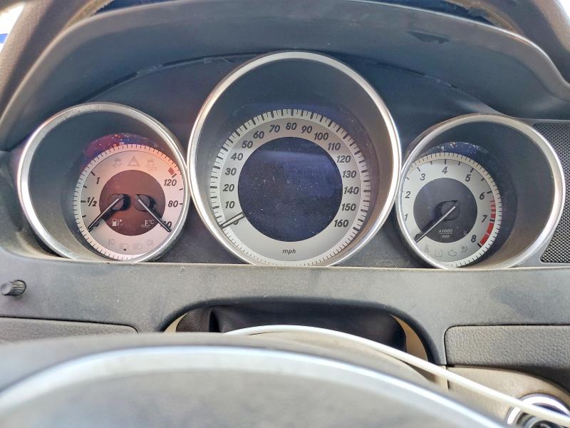 2012 Mercedes-benz C-klasse VIN WDDGF4HB8CR217649 COPART salvage auction — FRONT END, Salvage Title, sold $50 on 2026-07-28 (photo 9)