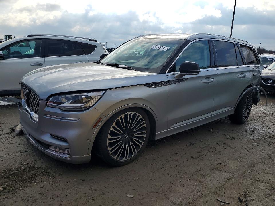 2023 Lincoln Aviator VIN 5LM5J9XC0PGL23725 COPART salvage auction — FRONT END, In - Cert Of Title-Salvage Title, sold $15,700 on 2026-07-28 (photo 1)