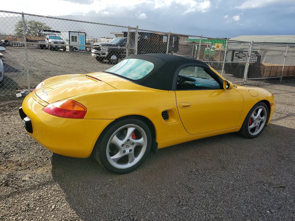2000 Porsche Boxster VIN WP0CB2984YU661594 COPART salvage auction — SIDE, Hi - Certificate Of Salvage, sold $4,250 on 2026-08-17 (photo 3)