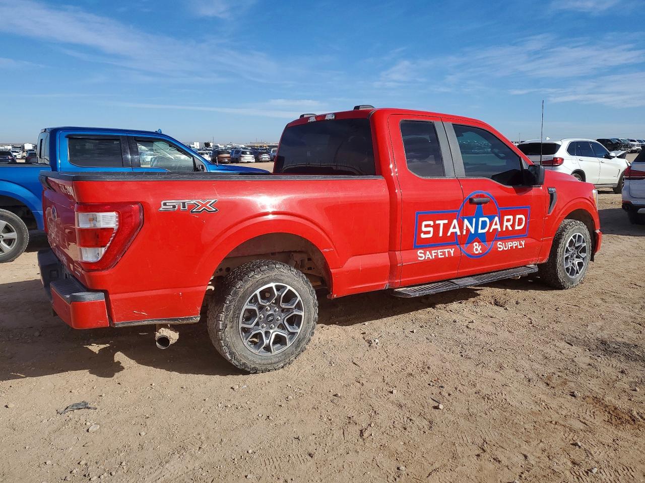 2021 Ford F-150 VIN 1FTEX1CP1MKD60842 COPART salvage auction — Front End, TX - CERTIFICATE OF TITLE, sold $5,300 on 2026-07-01 (photo 3)