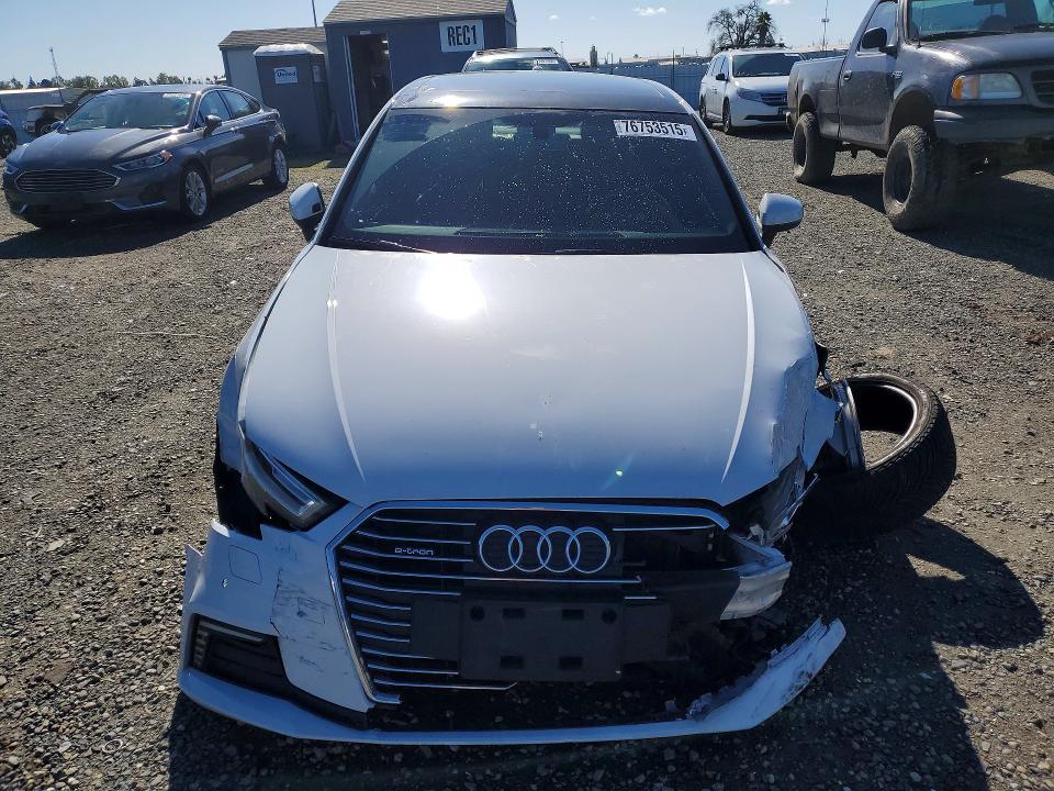 2018 Audi A3 VIN WAUTPBFF2JA093239 COPART salvage auction — FRONT END, Salvage Title, sold $2,100 on 2026-07-14 (photo 5)