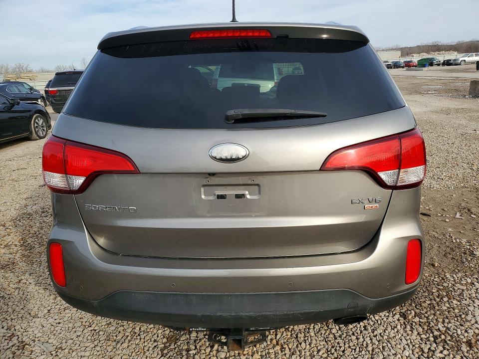 2014 Kia Sorento VIN 5XYKU4A7XEG457805 COPART salvage auction — FRONT END, ID - SALVAGE CERTIFICATE OF TITLE, sold $775 on 2026-07-28 (photo 6)