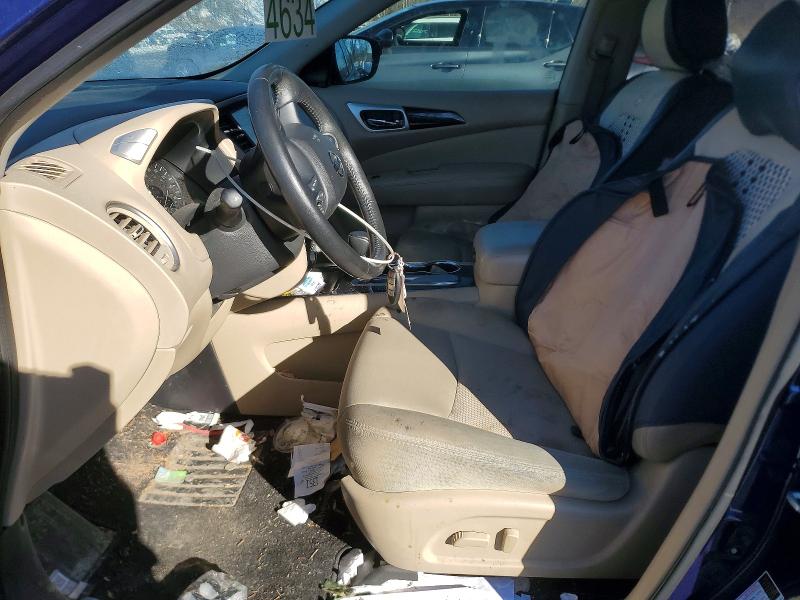 2018 Nissan Pathfinder VIN 5N1DR2MN7JC646706 COPART salvage auction — FRONT END, Nc - Salvage Certificate Of Title, sold $325 on 2026-07-28 (photo 7)