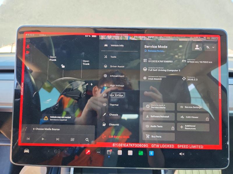 2019 Tesla Model 3 VIN 5YJ3E1EA7KF306090 COPART salvage auction — REAR END, Ok - Cert Of Title-Salvage, sold $550 on 2026-07-09 (photo 9)