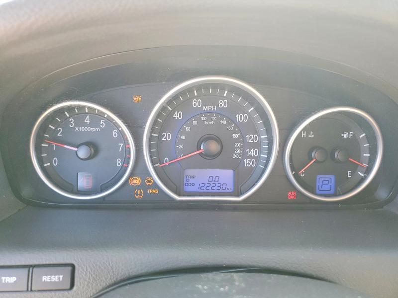 2010 Hyundai Veracruz VIN KM8NU4CCXAU108400 COPART salvage auction — FRONT END, Ar - Cert Of Title-Salvage, sold $1,750 on 2026-07-13 (photo 9)
