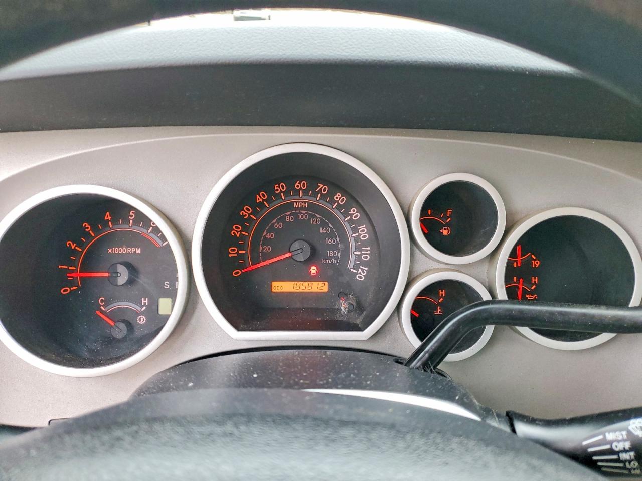 2008 Toyota Tundra VIN 5TBRT54188S457722 COPART salvage auction — Minor Dent/Scratches, NY - CERTIFICATE OF TITLE, sold $825 on 2026-07-01 (photo 9)