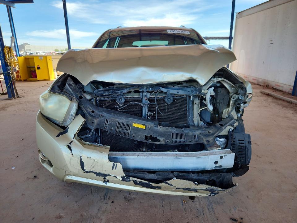2008 Toyota Highlander VIN JTEDS43A282056086 COPART salvage auction — FRONT END, AZ - CERT OF TITLE - SALVAGE, sold $1,650 on 2026-07-16 (photo 5)