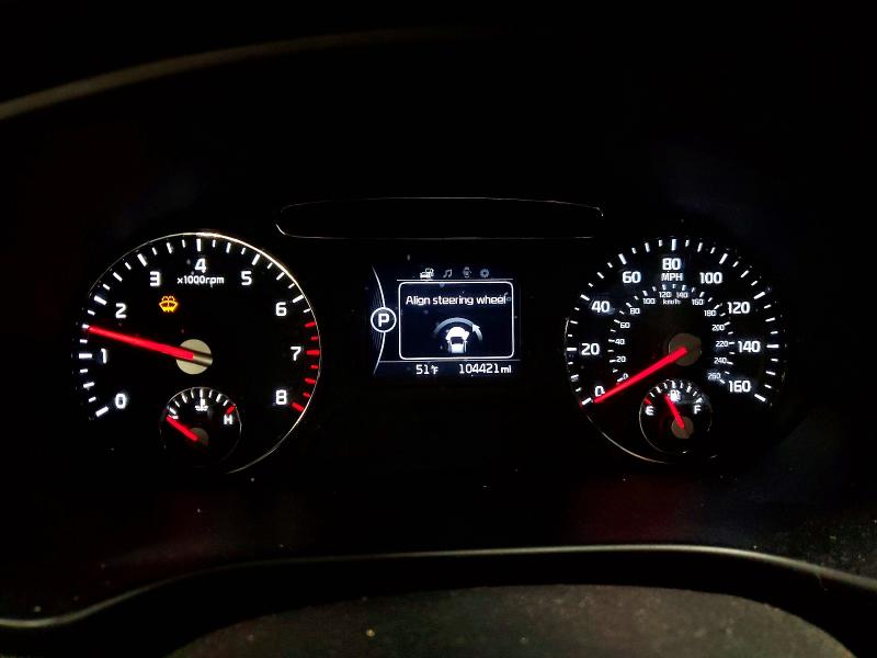 2016 Kia Sorento VIN 5XYPG4A32GG095112 COPART salvage auction — REAR END, Il - Salvage Certificate, sold $1,750 on 2026-07-07 (photo 9)
