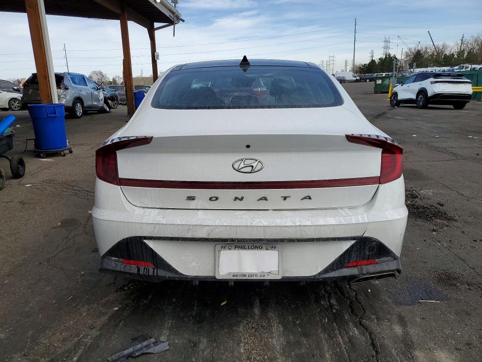 2022 Hyundai Sonata VIN KMHL14JA8NA226602 COPART salvage auction — REAR END, Salvage Title, sold $7,400 on 2026-07-09 (photo 6)