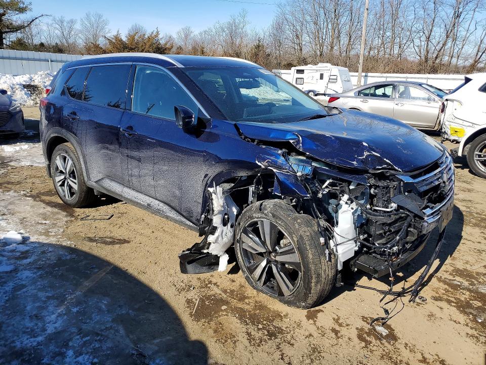 2024 Nissan Rogue VIN JN8BT3CB4RW174070 COPART salvage auction — FRONT END, Nj - Cert Of Title-Salvage, sold $7,500 on 2026-07-13 (photo 4)