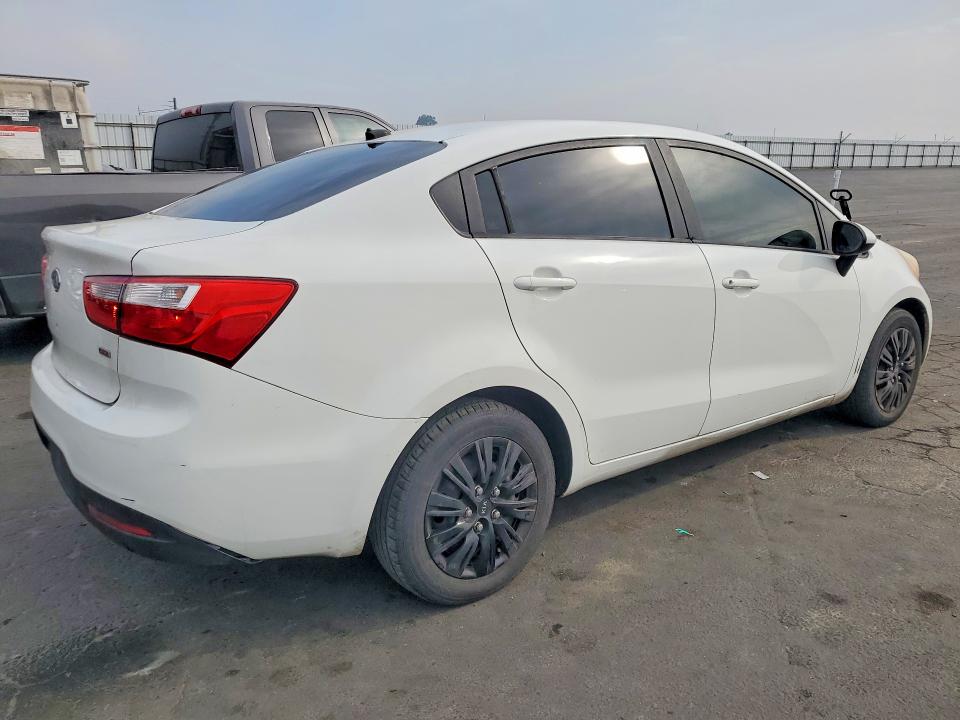 2013 Kia Rio VIN KNADM4A34D6124410 COPART salvage auction — SIDE, Ca - Salvage Certificate, sold $900 on 2026-07-09 (photo 3)