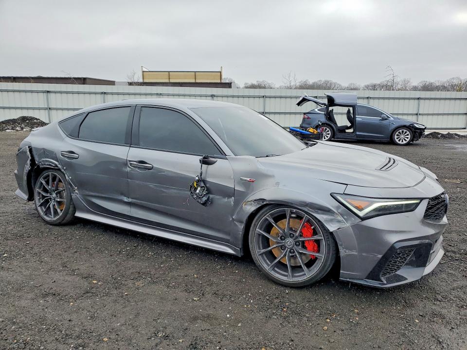 2024 Acura Integra VIN 19UDE5G90RA003462 COPART salvage auction — SIDE, Md - Cert Of Salvage > 75% Damage, sold $7,100 on 2026-08-21 (photo 4)