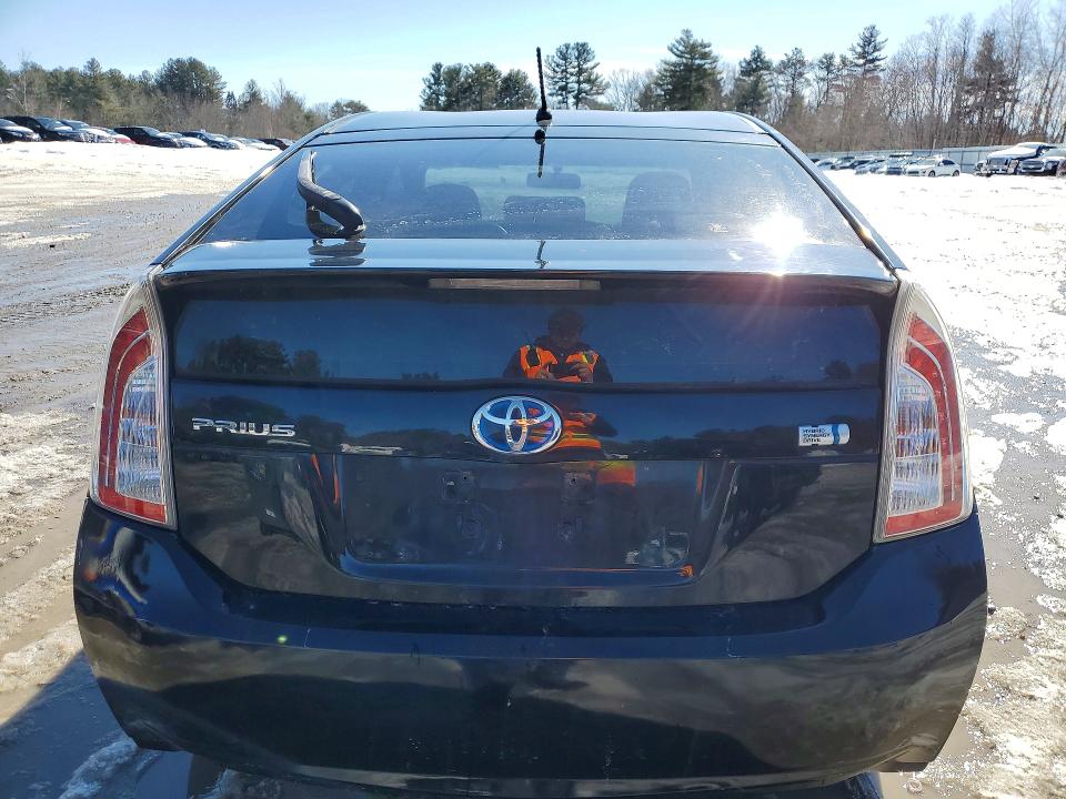 2013 Toyota Prius VIN JTDKN3DU3D5575369 COPART salvage auction — FRONT END, Ma - Cert Of Title-Parts Only Salva, sold $1,150 on 2026-07-02 (photo 6)