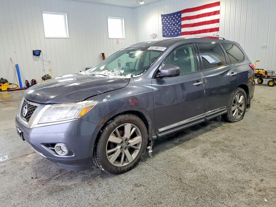 2013 Nissan Pathfinder VIN 5N1AR2MM4DC662067 COPART salvage auction — MINOR DENT/SCRATCHES, Oh - Certificate Of Title, sold $825 on 2026-07-09 (photo 1)