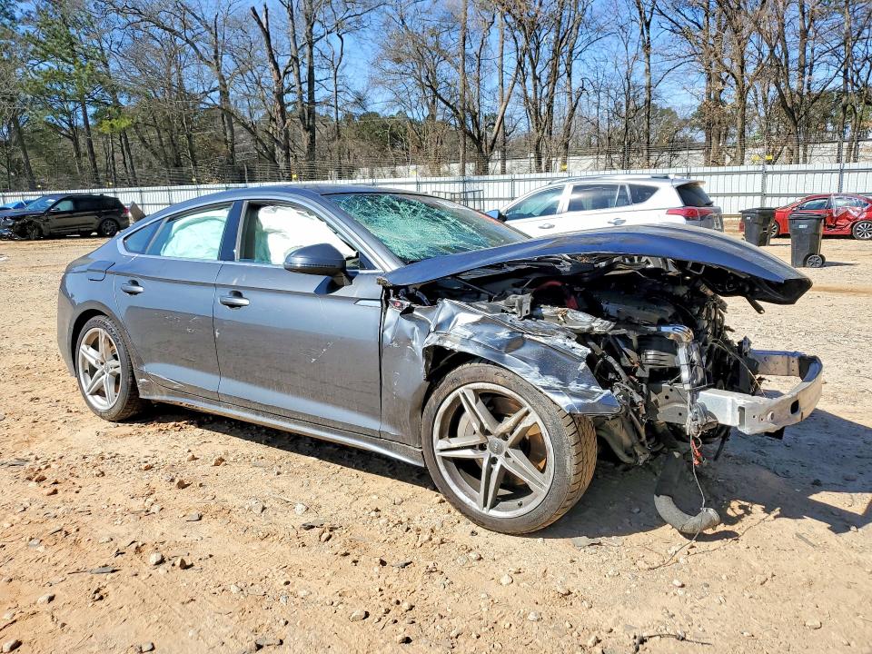 2021 Audi A5 VIN WAUDACF5XMA013063 COPART salvage auction — FRONT END, Wv - Salvage Certificate, sold $1,500 on 2026-07-10 (photo 4)