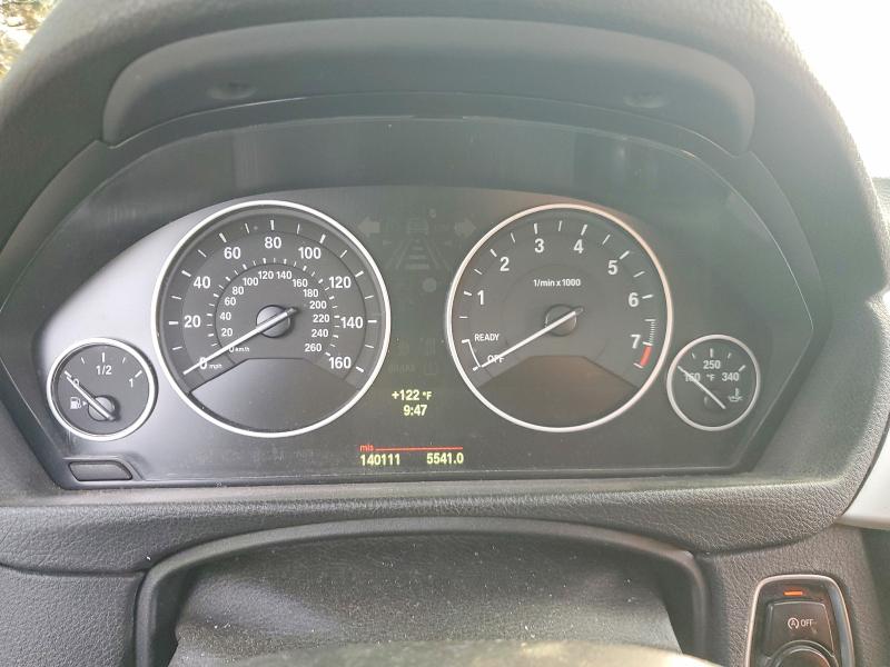2013 BMW 3 series VIN WBA3A5C52DF603658 COPART salvage auction — BURN, Ms - Cert Of Title-Salvaged, sold $275 on 2026-07-06 (photo 9)